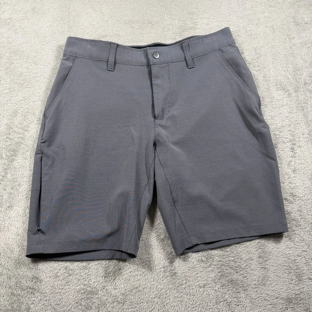 BYLT Kinetic Short Mens 31‎ Iron Gray Performance Stretch Casual